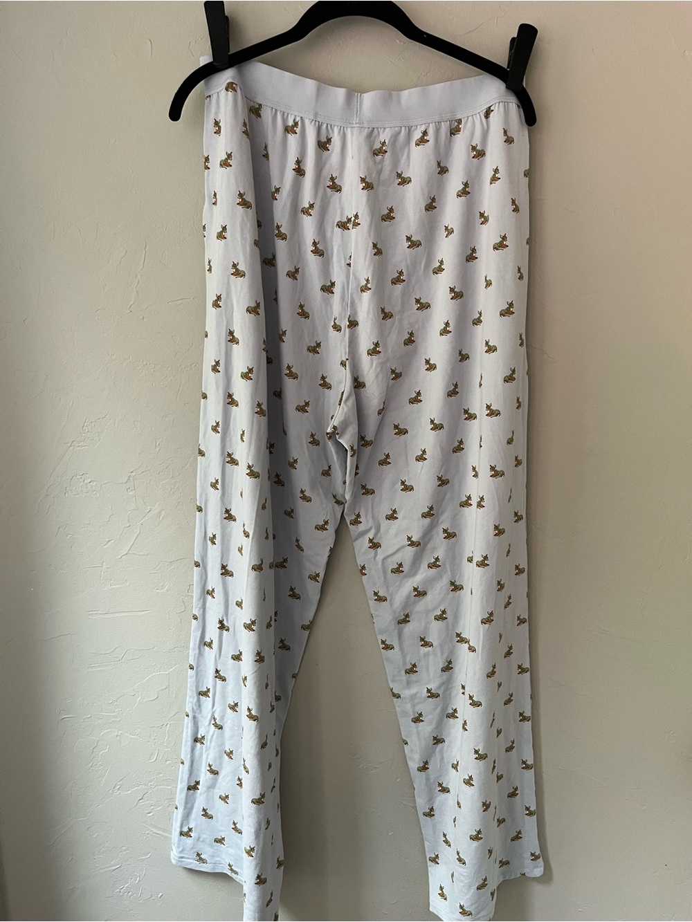 🦌SKIMS BOYFRIEND LOOSE PANTS IN ZEN BLUE BABY DEER PRINT M - Picture 5 of 6